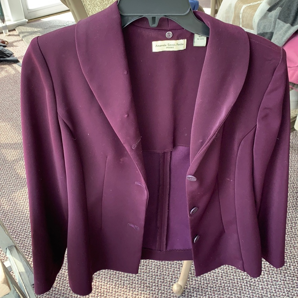 Purple blazer
